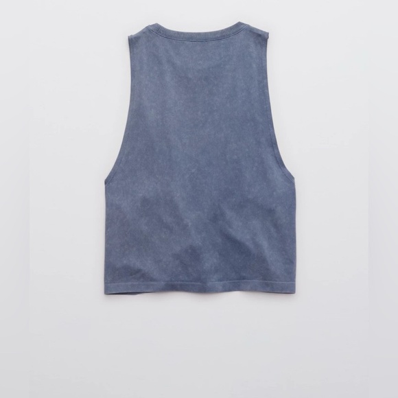 Offline by Aerie ‘Like & Subscribe’ Washed Blue  Tank - Picture 8 of 8